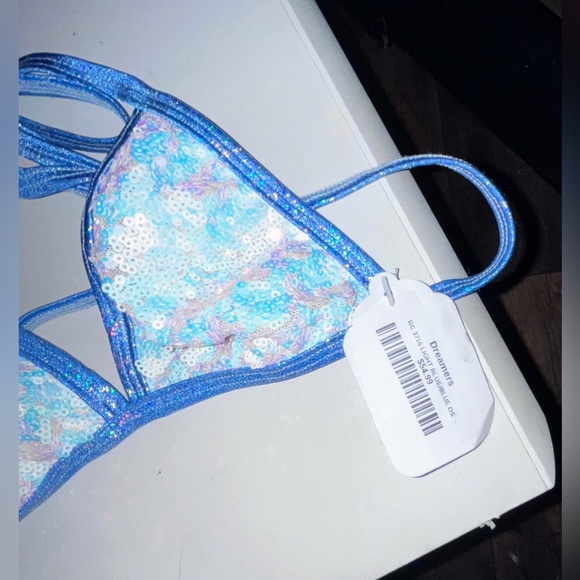 Sequin bikini rave/dancer top - Picture 2 of 4